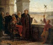 Sigismund the Old with Staczyk at the Wawel Castle Wojciech Gerson